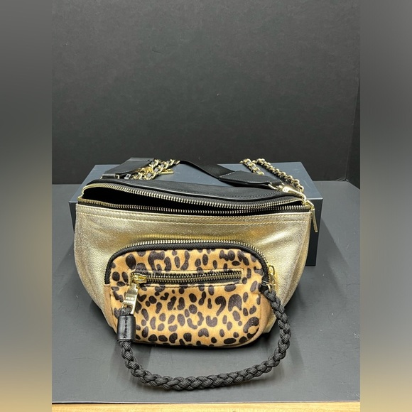 Steve Madden Cliff Animal Belt And Chain - Picture 5 of 8